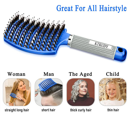 Detangling Brush for Women & Kids, Wet & Dry Hair, All Hair Types