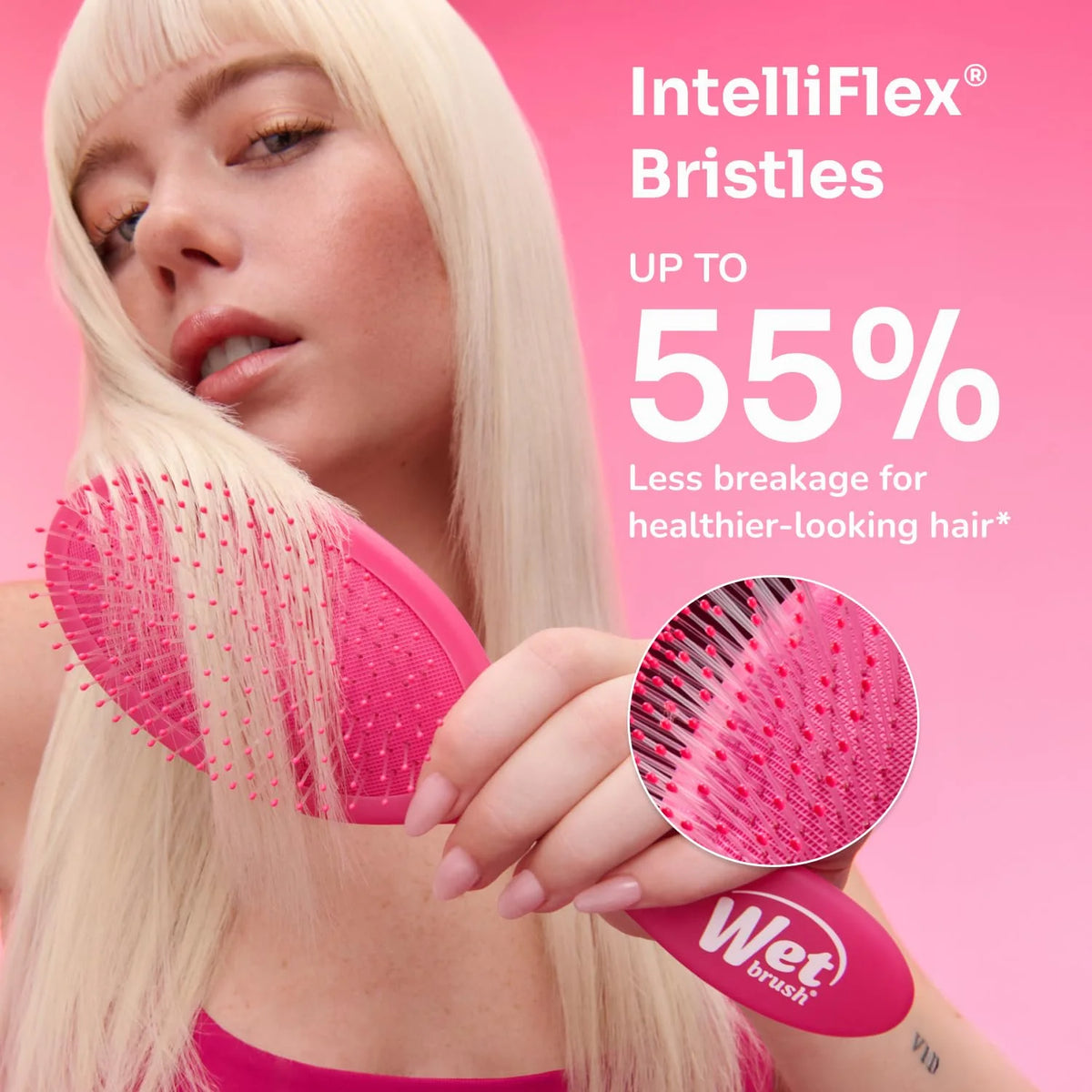 Wet Brush Original Detangler, Green Juice (Summer Quencher), Ultra-Soft IntelliFlex Bristles Glide Through Tangles, Detangling Hair Brush (Wet & Dry), Women & Men, Limited Edition