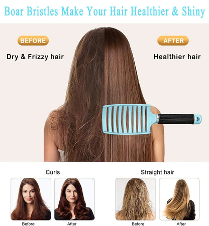 Detangling Brush for Women & Kids, Wet & Dry Hair, All Hair Types