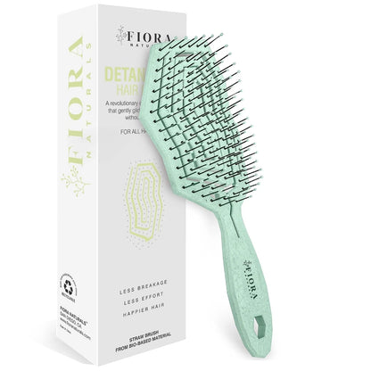 Fiora Naturals Detangling Hair Brush for Women, Detangler Hair Brush, Pink