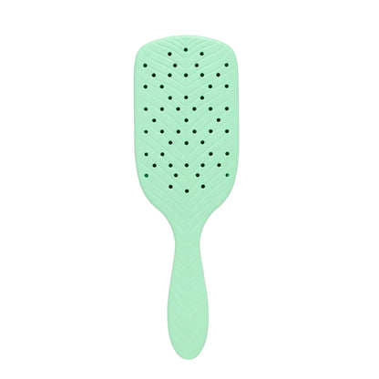 Wet Brush Go Green Thick Hair Paddle Detangling Brush, Green - Ultra-Soft IntelliFlex Bristles With AquaVent - Gently Loosens Knots While Minimizing Pain - Curly, Coarse, Long, Wet & Dry Hair