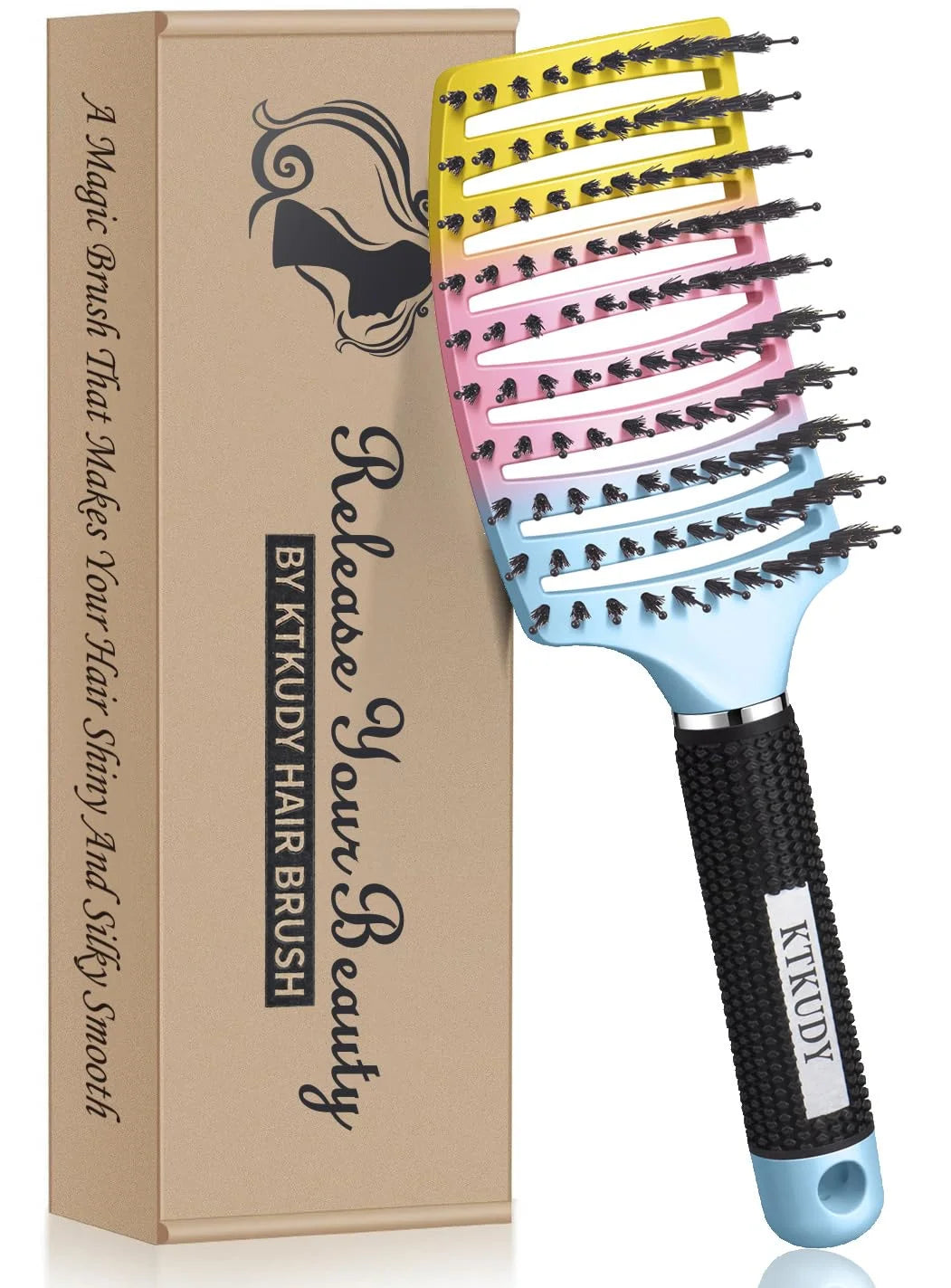 Detangling Brush for Women & Kids, Wet & Dry Hair, All Hair Types