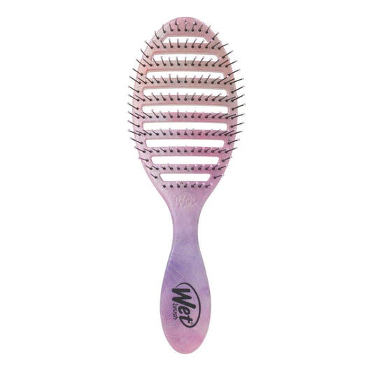 Wet Brush Speed Dry Hair Brush - Sea Shells - Vented Design and Ultra Soft HeatFlex Bristles Are Blow Dry Safe With Ergonomic Handle Manages Tangle and Uncontrollable Hair - Pain-Free