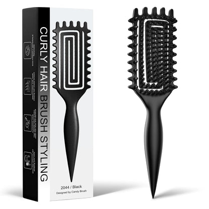 Curly Hair Brush, Curl Brush For Wet & Dry Hair,Curl Defining For Women&Men