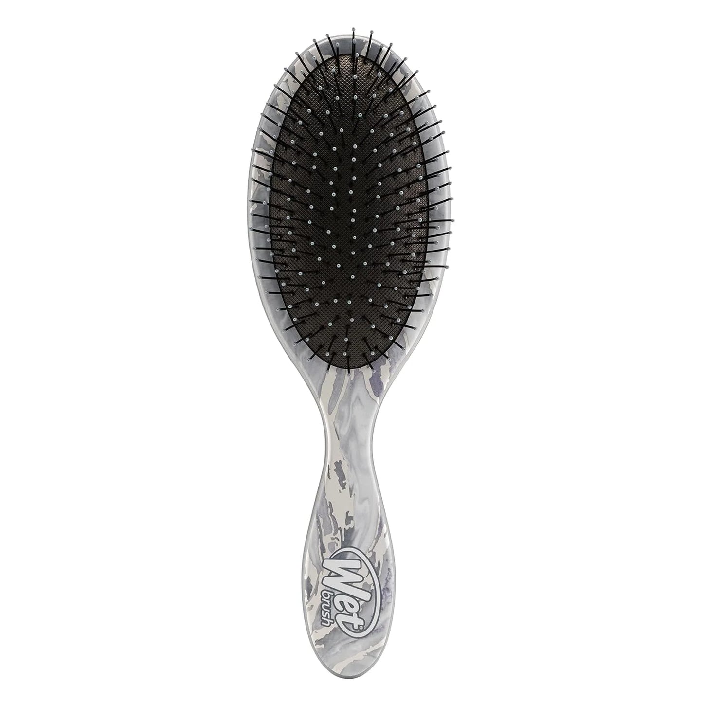 Wet Brush Original Detangler Hair Brush - Silver (Metallic Marble) - All Hair Types - Ultra-Soft IntelliFlex Bristles Glide Through Tangles with Ease - Pain-Free Comb for Men, Women, Boys and Girls
