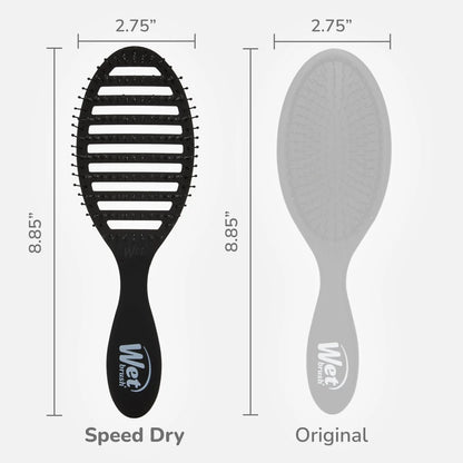 Wet Brush Speed Dry Hair Brush, Orange Crush (Summer Quencher) - Vented Design & Soft HeatFlex Bristles Are Blow Dry Safe - Ergonomic Handle Manages Tangles - Pain-Free Hair Accessories