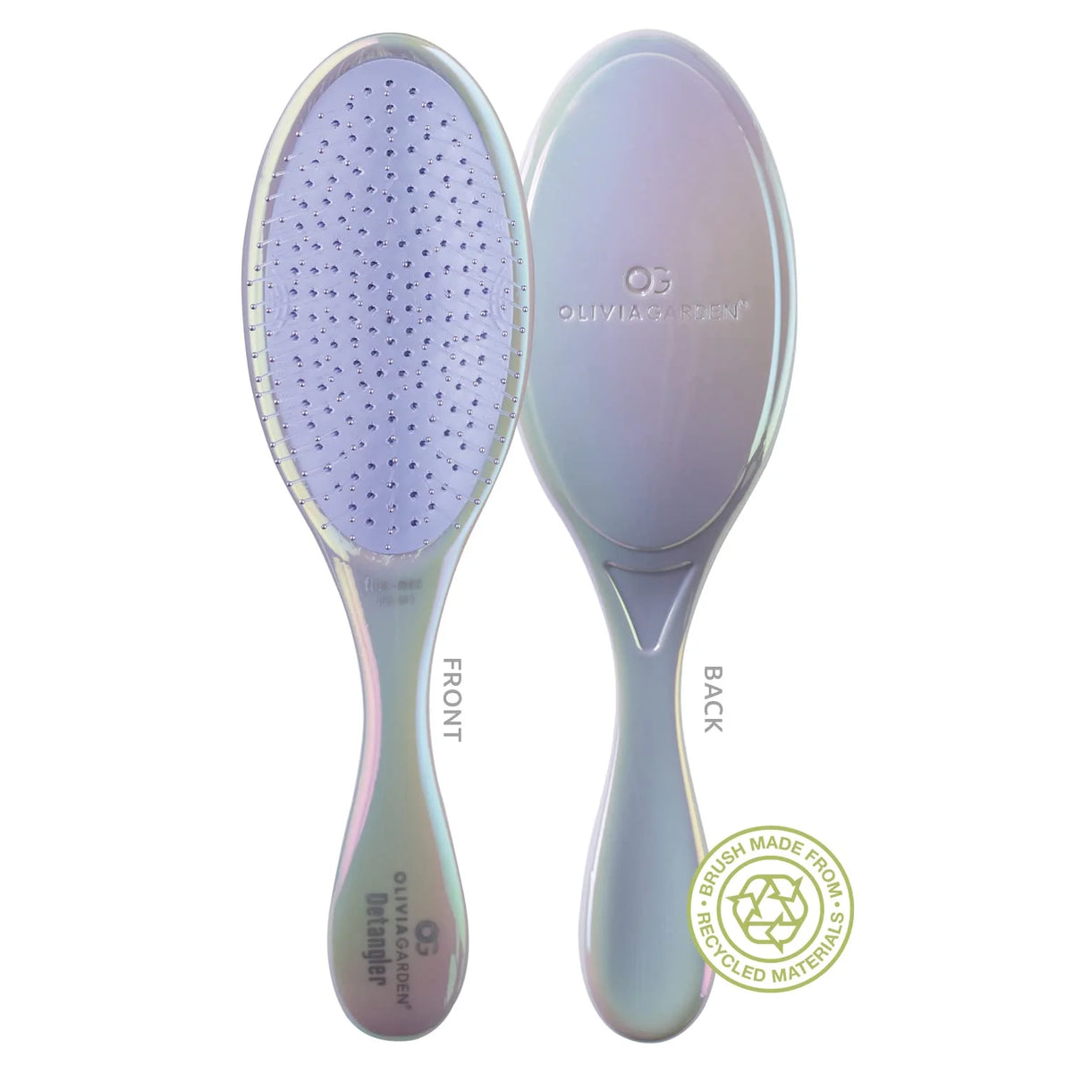 Olivia Garden Aurora Detangler Brush for Wet and Dry Fine to Medium Hair - Detangling Brush for Women, Men, Kids