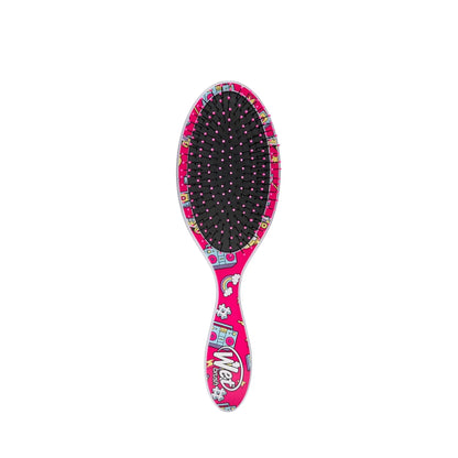 Wet Brush Disney Original Detangler Brush Princess Wholehearted - Jasmine, Dark Purple - All Hair Types - Ultra-Soft IntelliFlex Bristles Glide Through Tangles with Ease