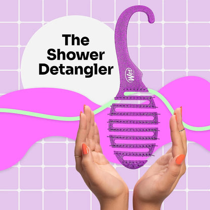 Wet Brush Shower Hair Brush Detangler Bundle with Exclusive Ultra-soft IntelliFlex Bristles - 2 Pack
