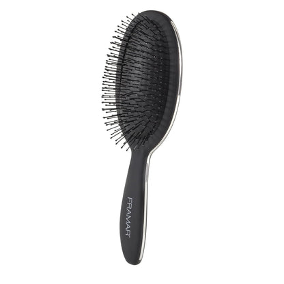 FRAMAR Checkered Hair Brush Detangler, Wet Hair Brushes For Women – Pink