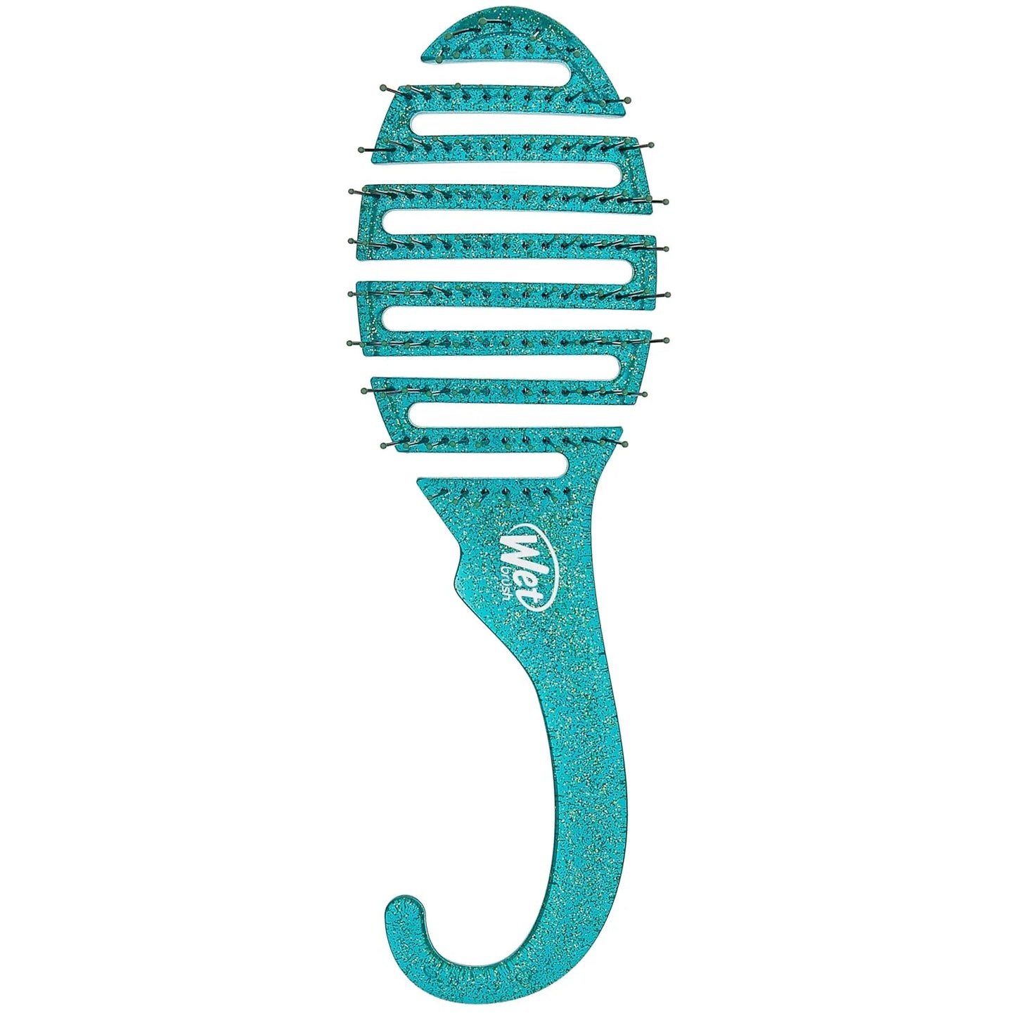 Wet Brush Shower Hair Brush Detangler - Exclusive Ultra-soft IntelliFlex Bristles - Minimizes Pain And Protects Against Split Ends and Breakage - Comb For Women, Men, Wet & Dry Hair - Purple Glitter
