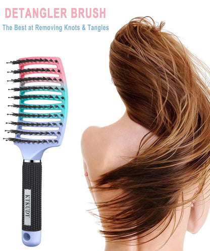 Detangling Brush for Women & Kids, Wet & Dry Hair, All Hair Types