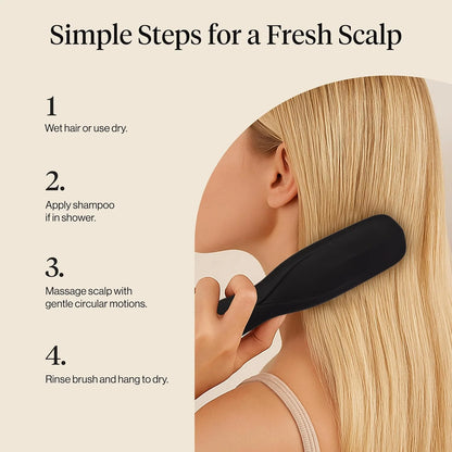 Kitsch Scalp Renewal Brush - Hairbrush Scalp Massager - Haze Blue