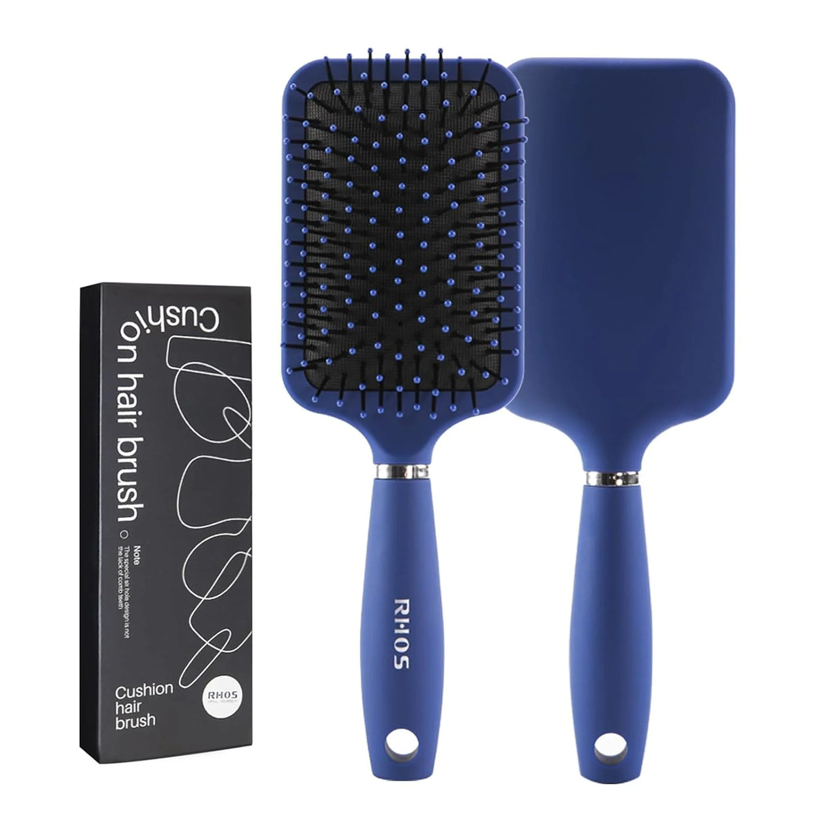 Purple Square Paddle Hair Brush for Women Men's Thin,Short,Thick,Long Hair