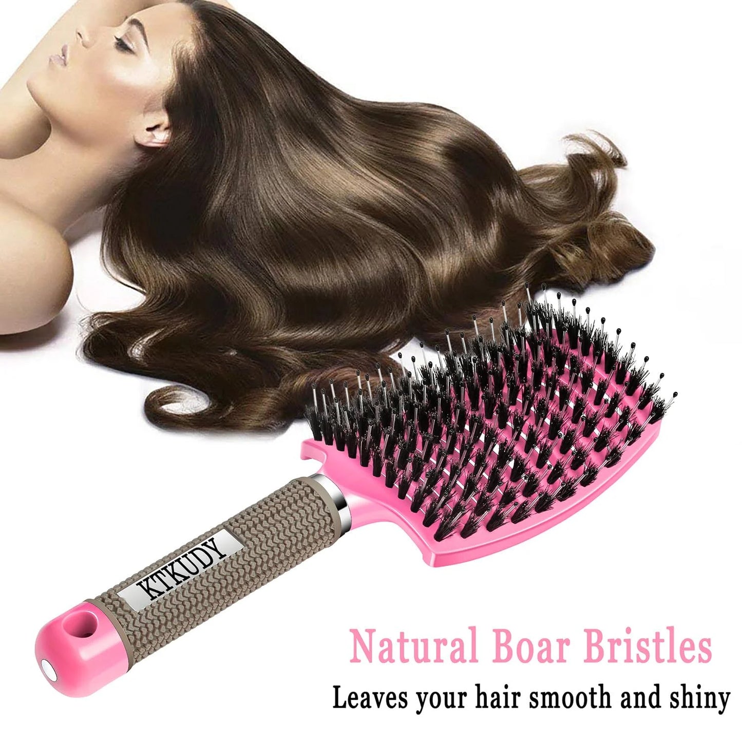 Detangling Brush for Women & Kids, Wet & Dry Hair, All Hair Types