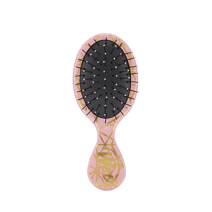Wet Brush Mini Detangler Hair Brush - Jade Geo, Detangling Travel Hairbrush, Ultra-Soft IntelliFlex Bristles Glide Through Tangles with Ease, Pain-Free, All Hair Types