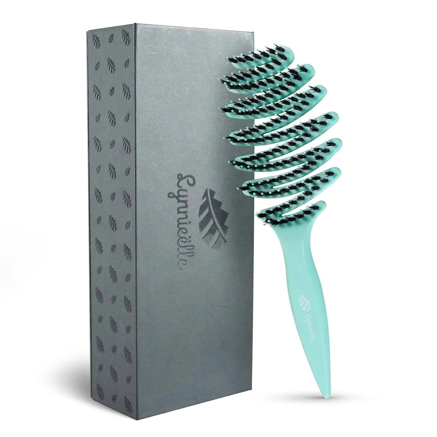 Natural Boar Bristle Hair Brush for Fine Hair - A Great Gift