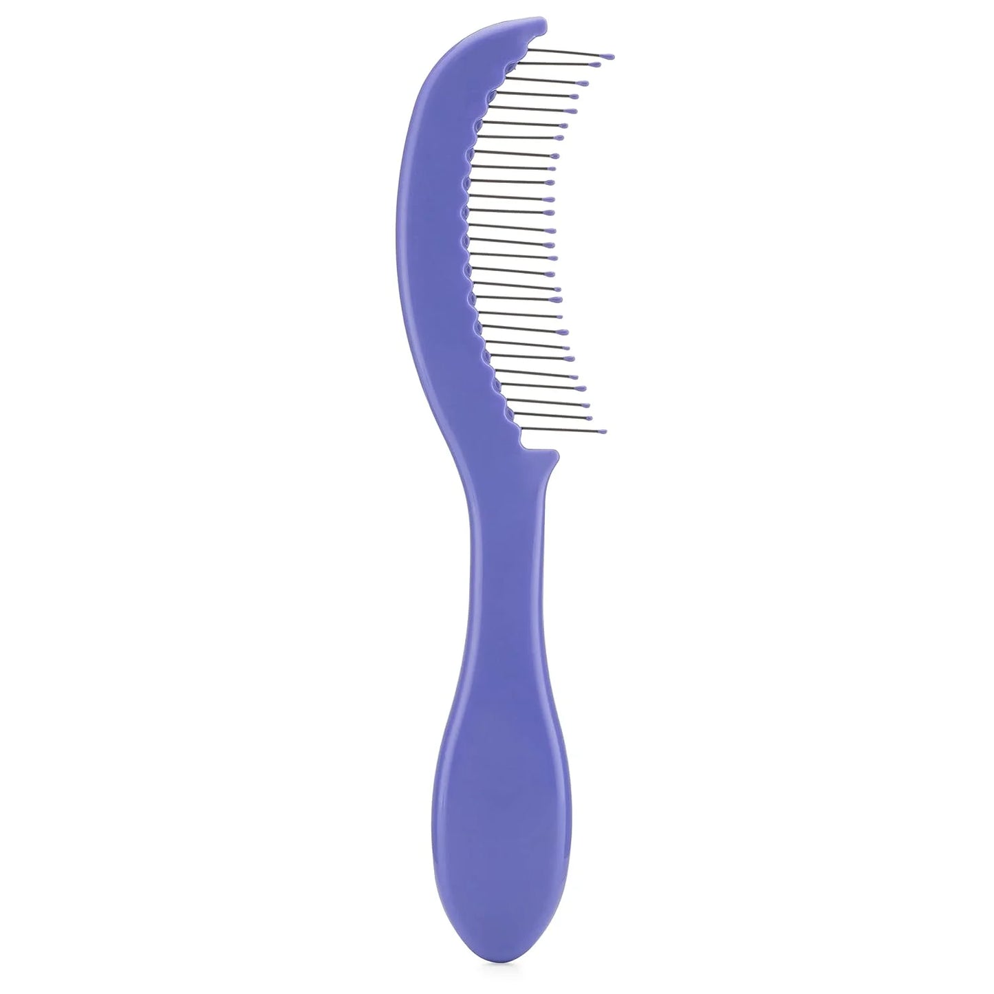 Wet Brush Thin Detangler Comb - Purple, Custom Care - All Hair Types - Ultra-Soft IntelliFlex Bristles Glide Through Tangles with Ease - Pain-Free Comb for Men & Women (Pack of 2)