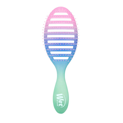 Wet Brush Speed Dry Hair Brush, Orange Crush (Summer Quencher) - Vented Design & Soft HeatFlex Bristles Are Blow Dry Safe - Ergonomic Handle Manages Tangles - Pain-Free Hair Accessories