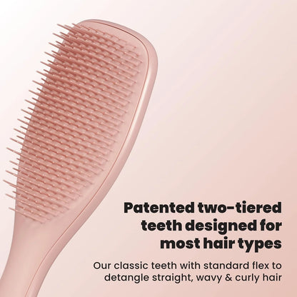 Tangle Teezer Ultimate Detangler Brush, Straight to Wavy, Millennial Pink