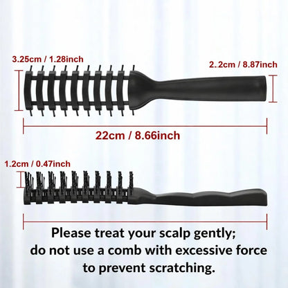 Patelai 3 Pcs Vent Hair Brush for Women Detangling Anti Static,Black