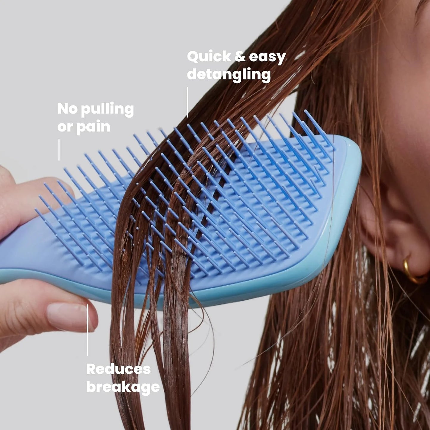 Tangle Teezer Ultimate Detangler Brush, Straight to Wavy, Millennial Pink