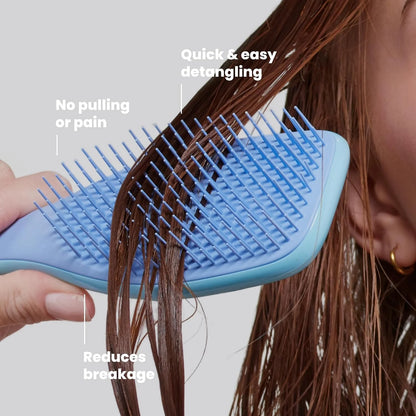 Tangle Teezer Ultimate Detangler Brush, Straight to Wavy, Millennial Pink