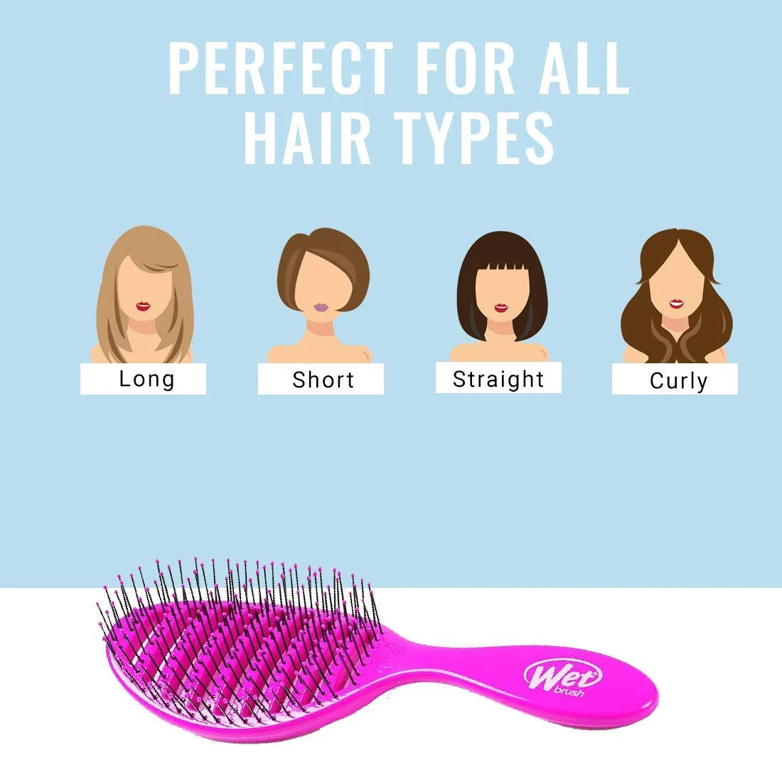 Wet Brush Speed Dry Hair Brush, Orange Crush (Summer Quencher) - Vented Design & Soft HeatFlex Bristles Are Blow Dry Safe - Ergonomic Handle Manages Tangles - Pain-Free Hair Accessories