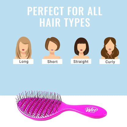 Wet Brush Speed Dry Hair Brush, Orange Crush (Summer Quencher) - Vented Design & Soft HeatFlex Bristles Are Blow Dry Safe - Ergonomic Handle Manages Tangles - Pain-Free Hair Accessories