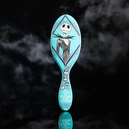 Wet Brush Detangle & Style Duo Kit, Jack Skellington (Nightmare Before Christmas) - IntelliFlex Bristles - Detangling Brush Glides Through Tangles For Wet & Dry Hair, 1 Hair Brush & 1 Coil Scrunchie