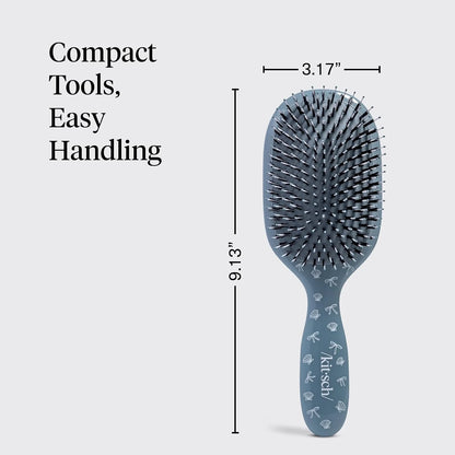 Kitsch Smooth & Polish Hair Brushes For Women and Men - Haze Blue