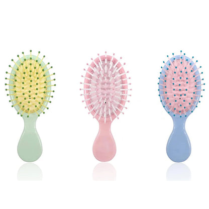 3 Pieces Mini Wet Hair Brush, Travel Detangling Brush,