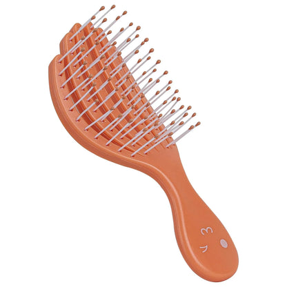 Ninabella Mini Detangling Hairbrush - Cute Colorful Octopus Detangle Brush - For Blow Dry or Brushing Wet Tangled Hair - Detangler Hair Brush - Small Hairbrushes - Rose
