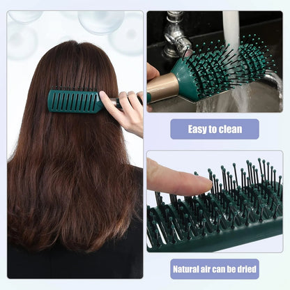 VOCOSTE Vent Hair Brush, Detangling Wet Brush, Green