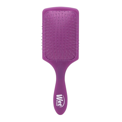 Wet Brush Refresh and Extend Paddle Detangler, Black, Detangling Brush with Infused Charcoal Ultra-Soft IntelliFlex Bristles For All Hair Types, Removes Dirt, Excess Oils & Impurities
