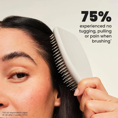 Tangle Teezer Matte Ultimate Detangler Brush, Straight to Curly, Cream