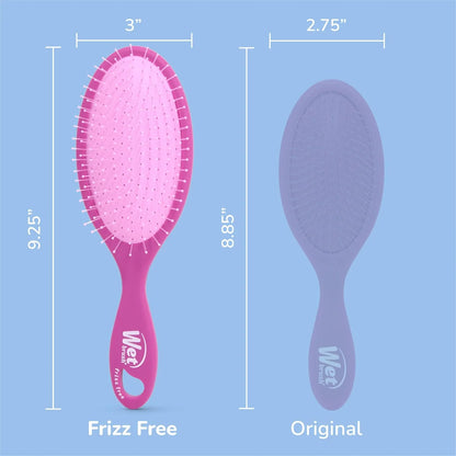 Wet Brush Frizz-Free Detangler Brush with Ionic Technology, Pink, Provides Frizz Control, Reduces Static, and Smooths All Hair Types, Best For Dry Hair, Made for Women, Men & Kids