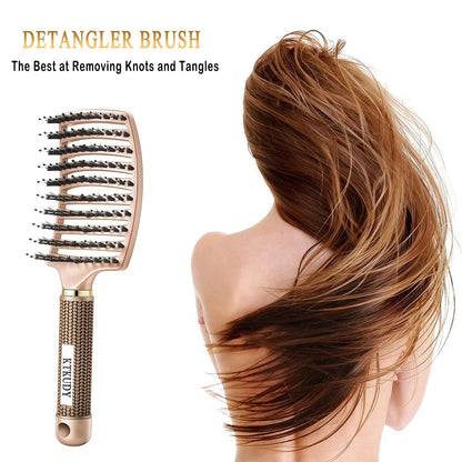 Detangling Brush for Women & Kids, Wet & Dry Hair, All Hair Types