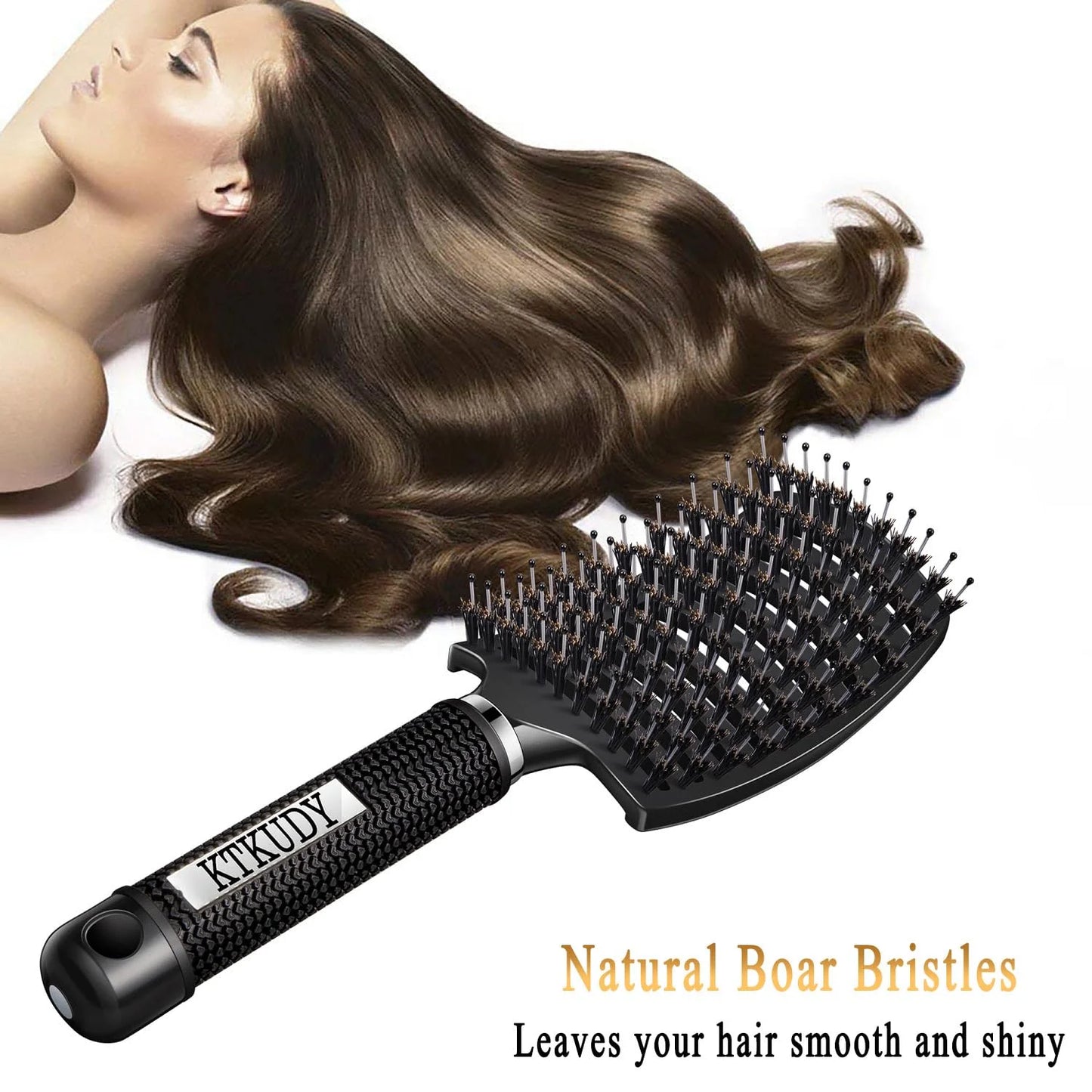 Detangling Brush for Women & Kids, Wet & Dry Hair, All Hair Types