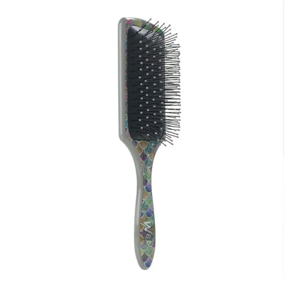 Wet Brush Paddle Detangler Hair Brush, Mermaid Tail - Ultra-Soft IntelliFlex Bristles with AquaVent Design - Spread Hair Treatments Evenly - Pain-Free Hair Brush For Women, Men, Wet And Dry Hair
