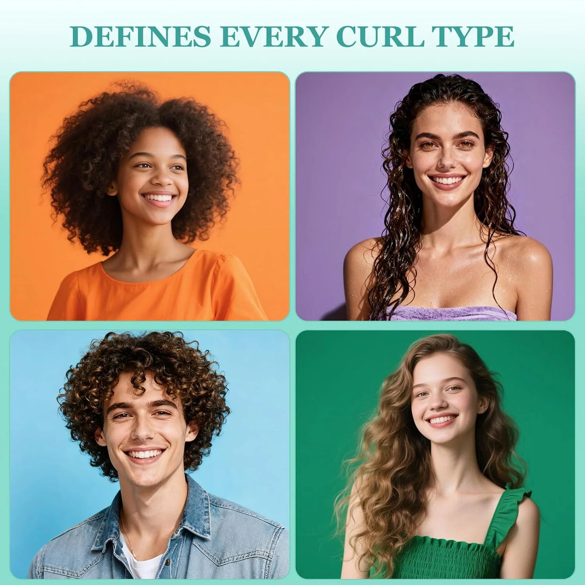 Curly Hair Brush, Curl Brush For Wet & Dry Hair,Curl Defining For Women&Men