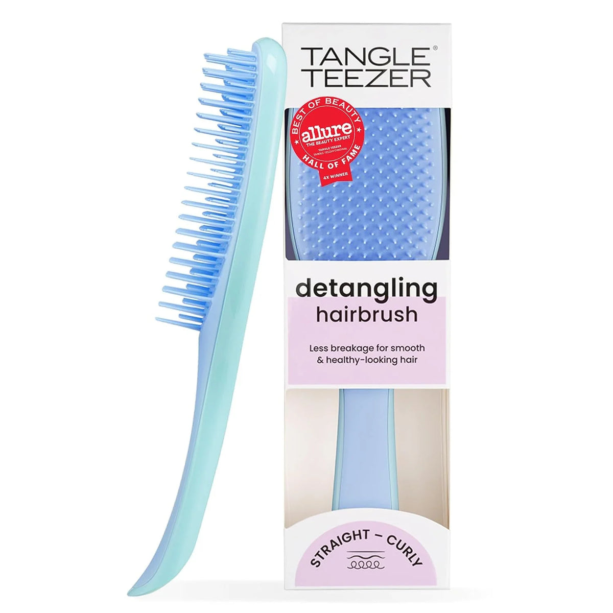 Tangle Teezer Ultimate Detangler Brush, Straight to Wavy, Millennial Pink