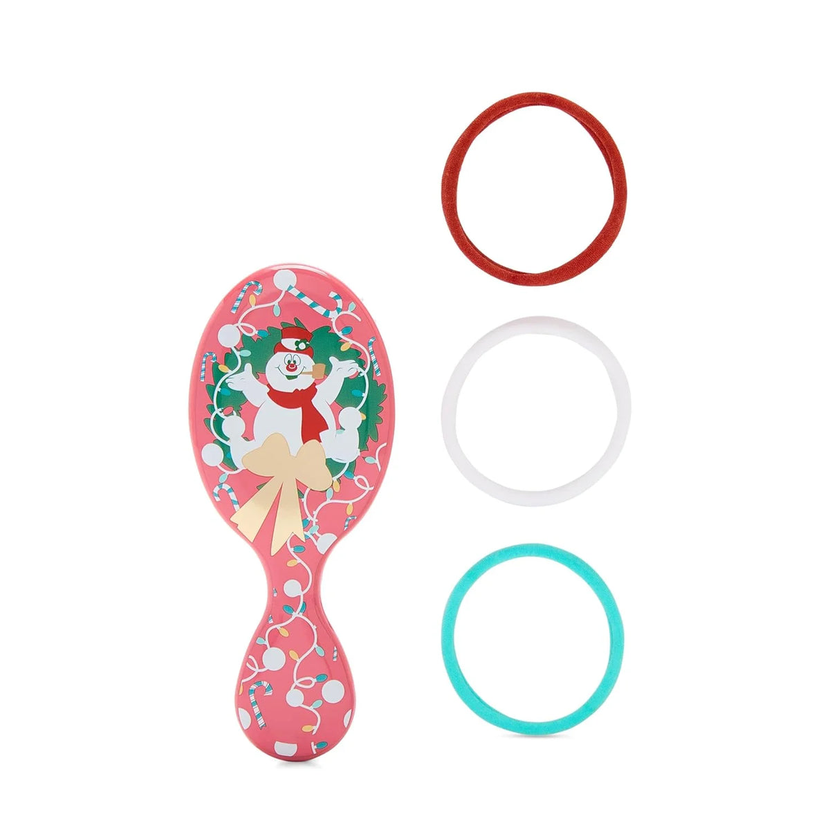 Wet Brush Original Detangler Hair Brush Frosty Kit - Ultra-Soft IntelliFlex Bristles - Detangling Brush Glides Through Tangles For All Hair Types (Wet Dry & Damaged) - 1 Brush & 1 Scrunchie