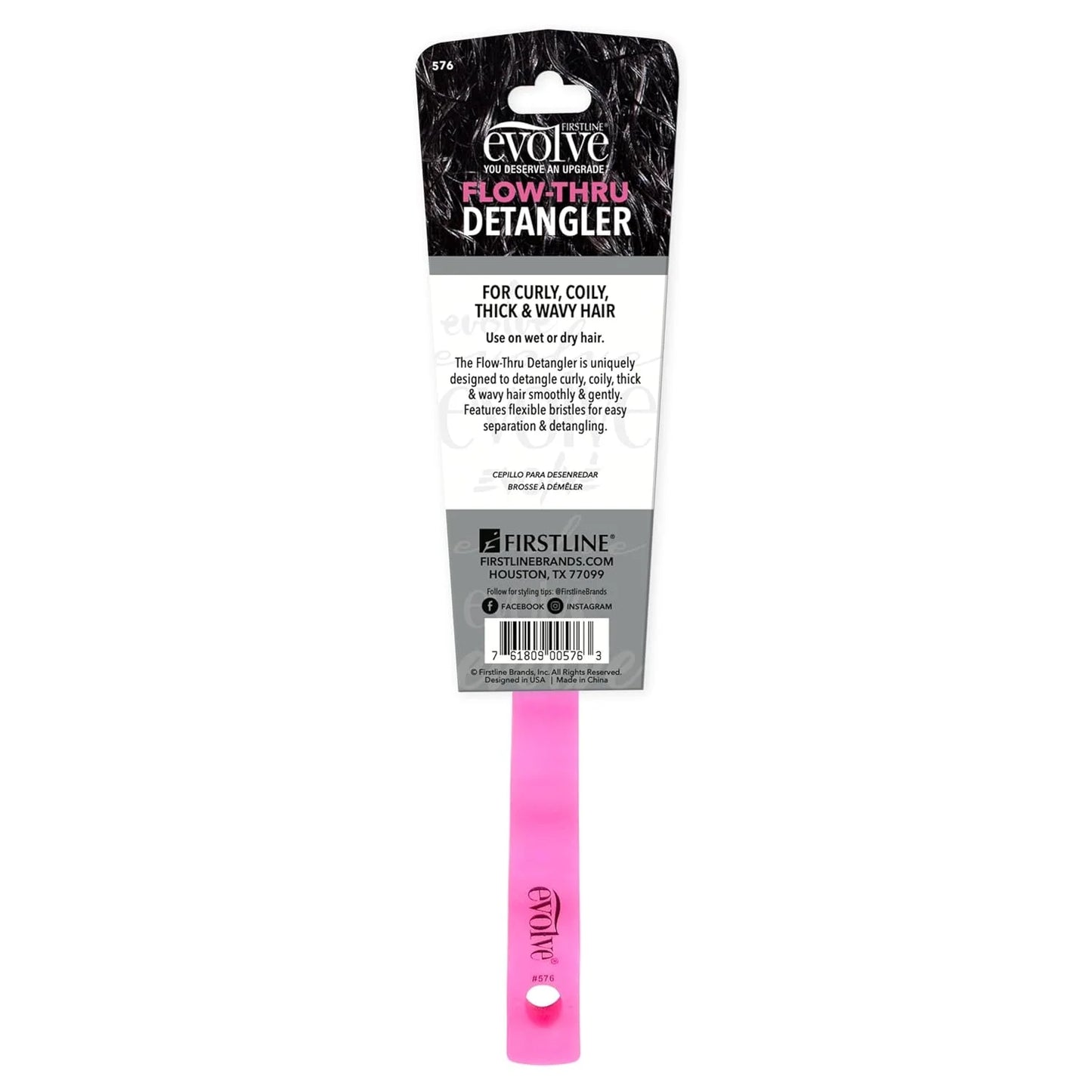 Evolve Flow-Thru Detangler (Pack of 2)