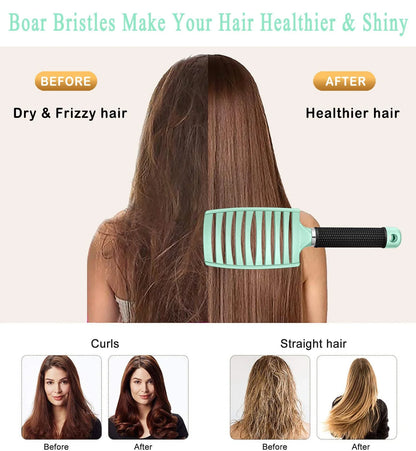Detangling Brush for Women & Kids, Wet & Dry Hair, All Hair Types