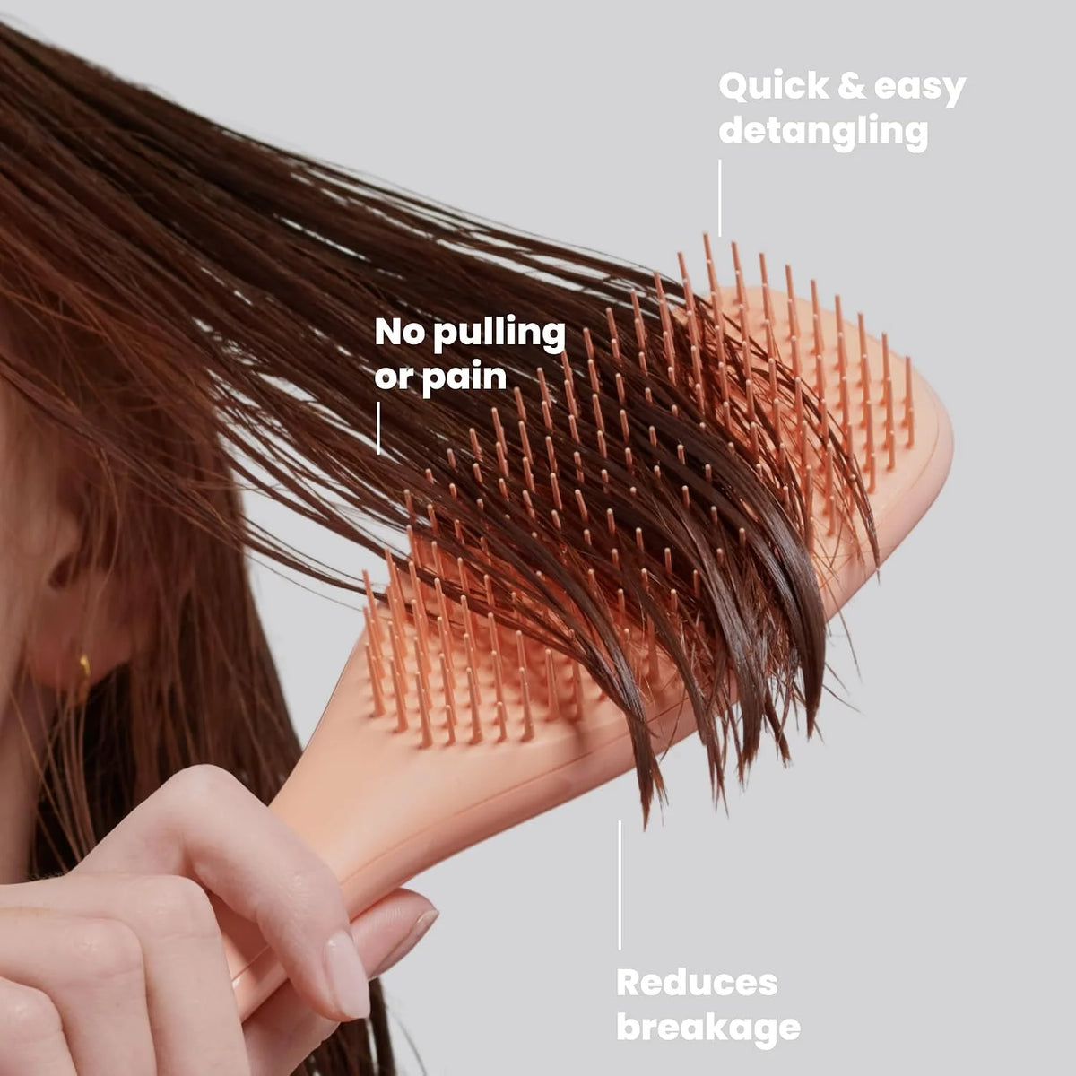 Tangle Teezer Ultimate Detangler Brush, Straight to Wavy, Millennial Pink