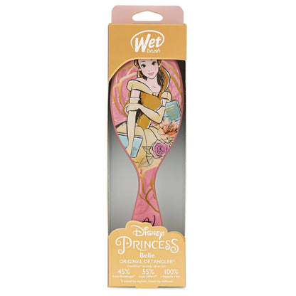Wet Brush Disney Original Hair Detangler, Cinderella (Elegant Princess), Ultra-Soft IntelliFlex Bristles, Detangling Brush Glides Through Tangles (Wet Dry & Damaged Hair), Women & Men