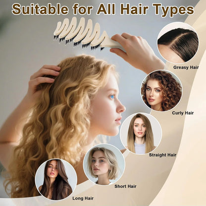 Natural Boar Bristle Hair Brush for Fine Hair - A Great Gift