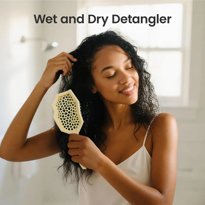AIMIKE Glacier Detangler Brush for Curly Hair, Wet & Dry Hair Brush