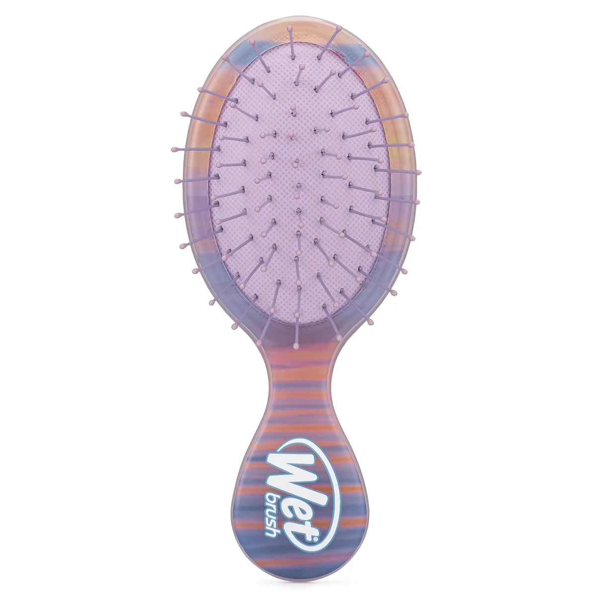 Wet Brush Mini Detangler Hair Brush, Blue (Desert Afterglow) - Detangling Travel Hair Brush - Ultra-Soft IntelliFlex Bristles Glide Through Tangles with Ease - Pain-Free - All Hair Types